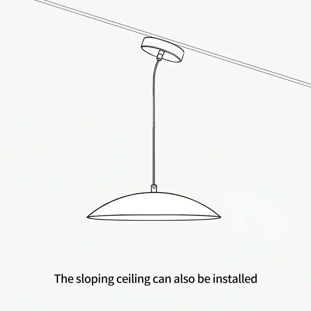 ArcDeco Dome Pendant Light – Dimmable 12W LED, 3 Color Temperatures, 4 Colors, 3 Sizes